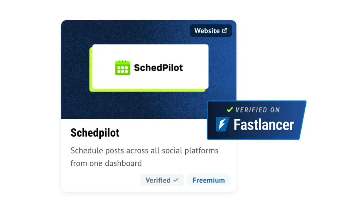 Tool-Karte mit Verified-Prüfsiegel in der Kategorie-Liste