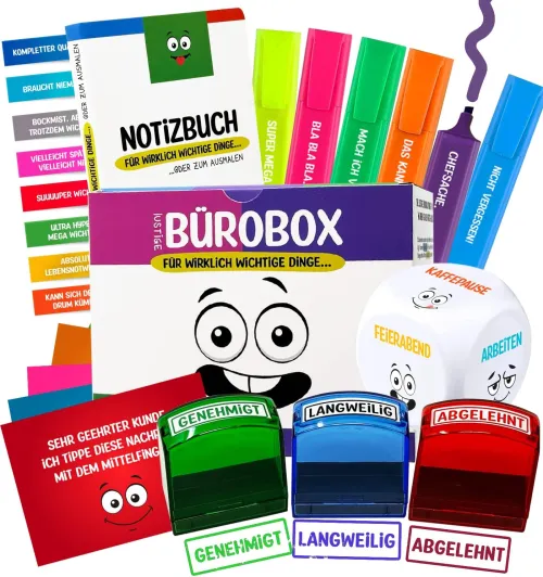 Witzige Büro Geschenk Box für Arbeitskollegen