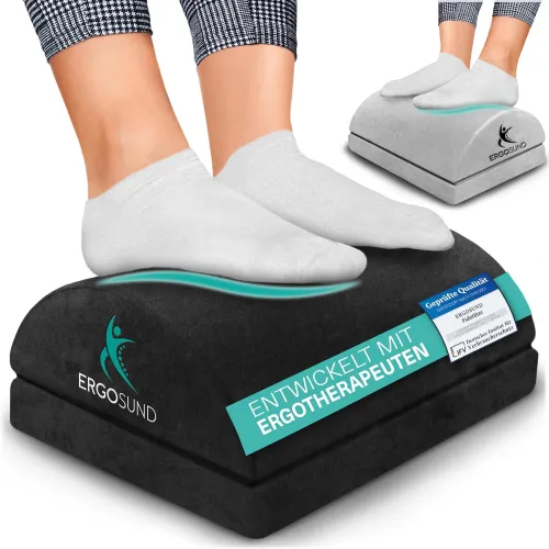 ERGOSUND height-adjustable footrest