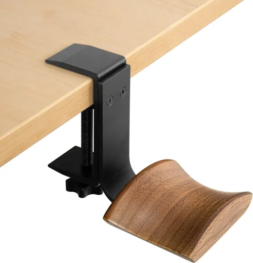 Walnut headphone stand