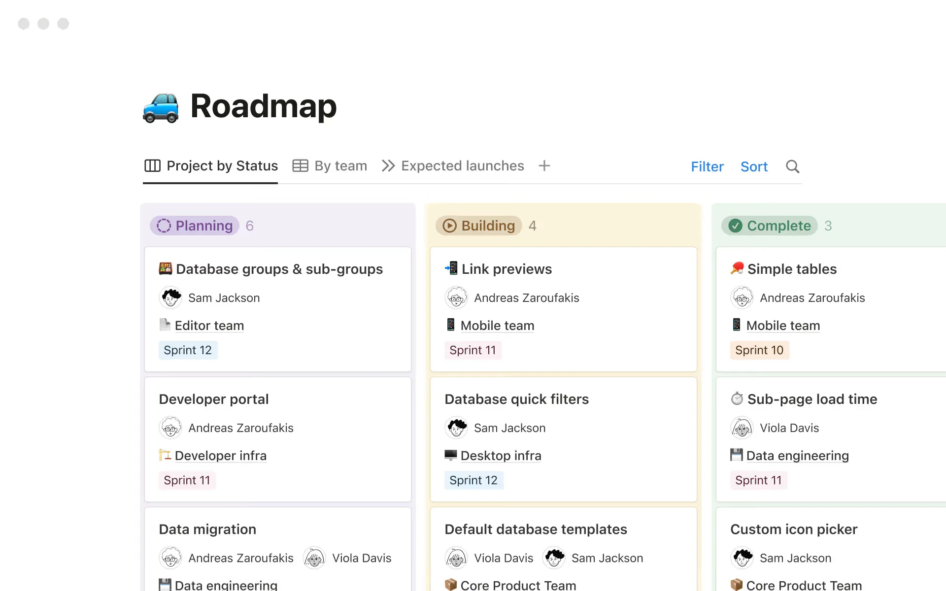   Visual project planning with kanban boards and status tracking in Notion. (Excerpt from    notion.com   )  