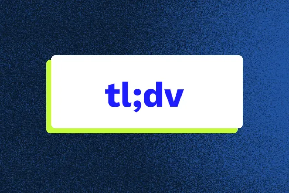 tl;dv