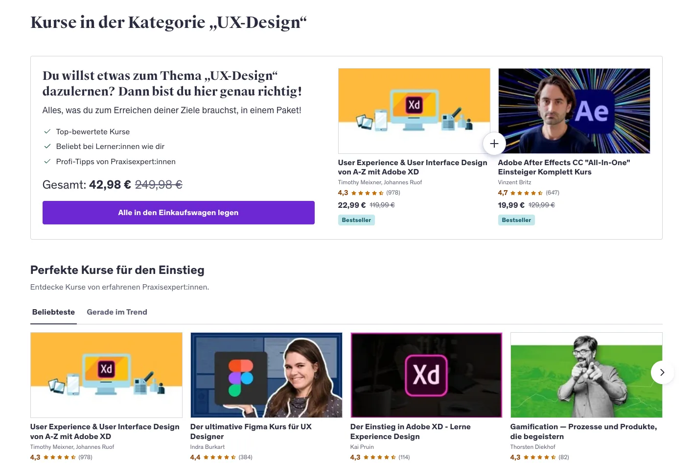  Wide variety of courses across almost every topic (excerpt from  udemy.com ) 